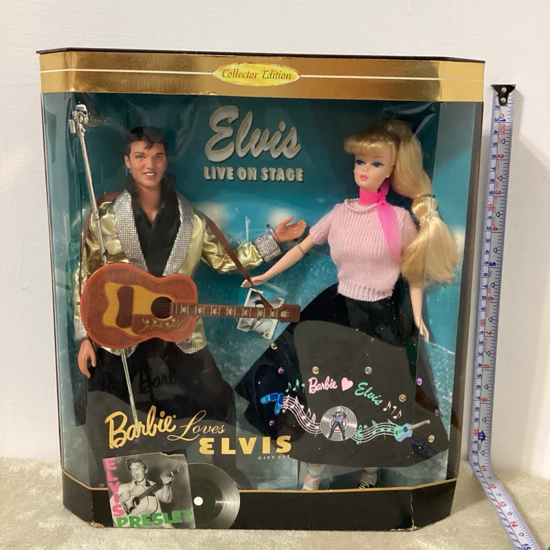 Barbie 芭比愛貓王比 禮盒組 Barbie® Loves Elvis Giftset  經典收藏 17450 絕版