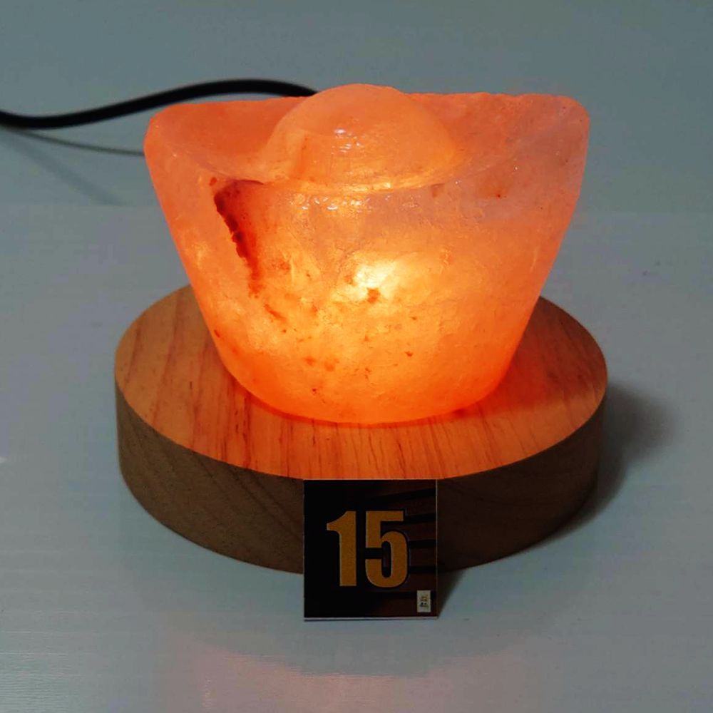 【家禾鹽燈】USB聚財元寶鹽燈 喜馬拉雅山天然鹽礦 財運亨通，聚集財富 NO.15 NO.16 NO.17 NO.18