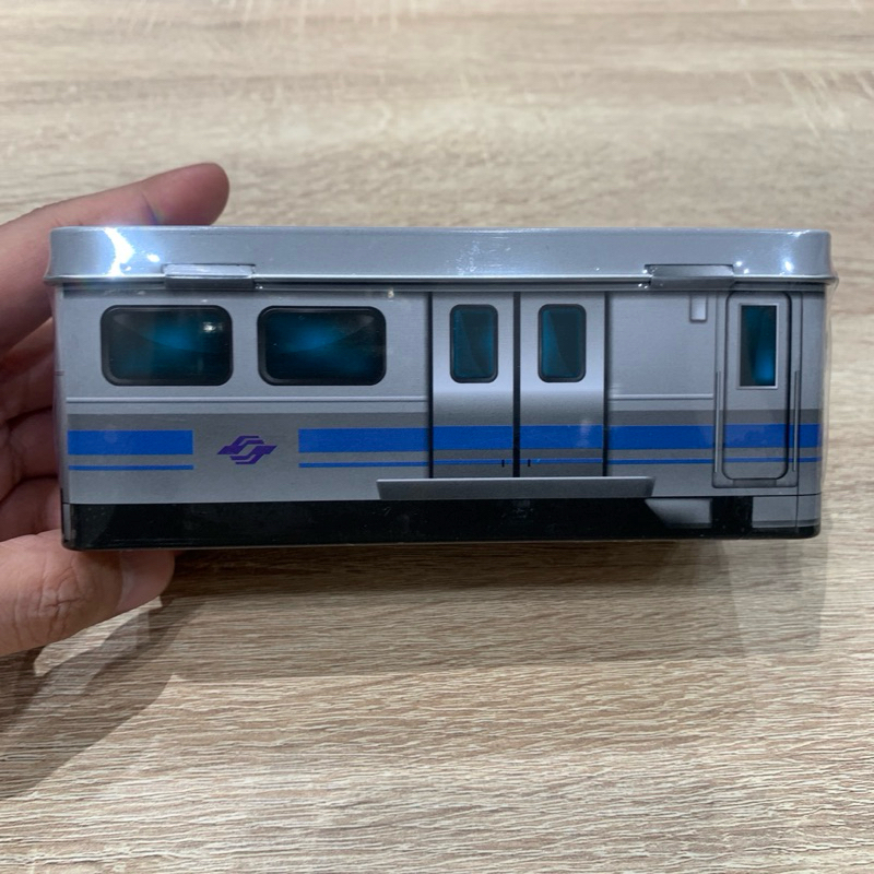 ｜全新｜台北捷運381型電聯車鐵盒 收納盒 14x6.5x5.5 cm