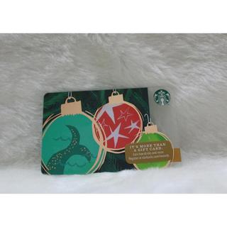 美國 2016 三個聖誕球 聖誕節 STARBUCKS 星巴克 隨行卡 儲值卡 星巴克卡 限量 收藏