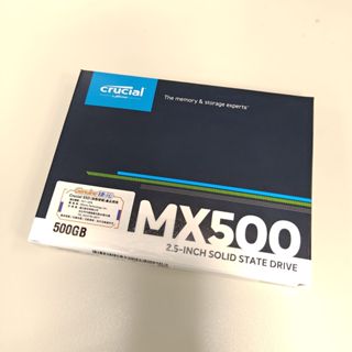 Micron美光 Crucial MX500 500G 2.5吋SATA TLC/SSD固態硬碟