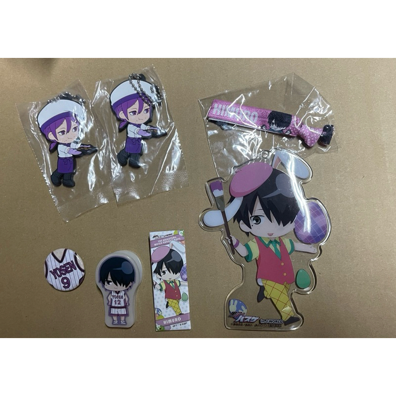 （日版 全新/中古）《5/21更新》黑子的籃球 影子籃球員 紫原敦、冰室辰也 週邊分售 別針徽章、軟膠&壓克力吊飾、夾子
