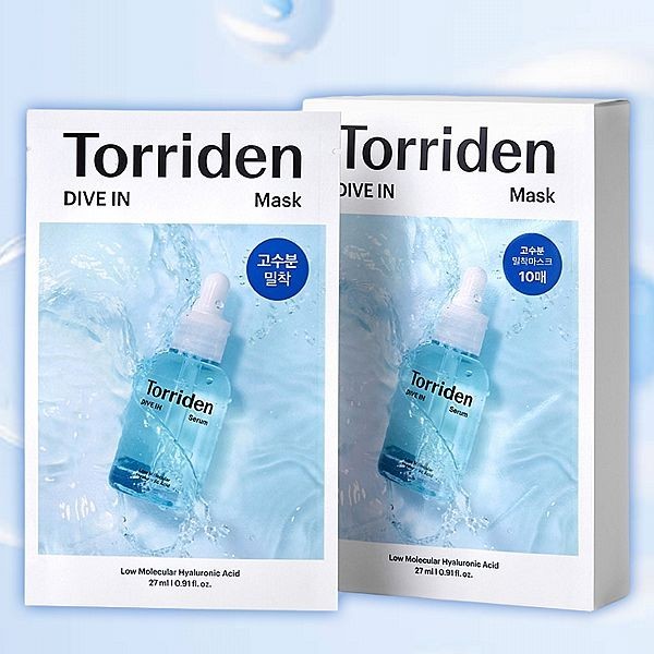 韓國 Torriden DIVE IN微分子玻尿酸面膜(27mlx10入／盒)【小三美日】DS021572