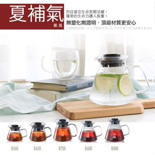 《附發票》耐熱咖啡壺 360ml/600ml/800ml 分享壺 平蓋款 手沖咖啡壺 刻度耐熱壺 玻璃壺 花茶壺 可愛壺
