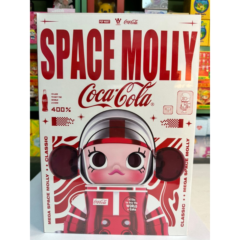 正版現貨 全新未拆 經典 可口可樂 cola 400%MEGA SPACE MOLLY 泡泡瑪特 pop mart 禮物