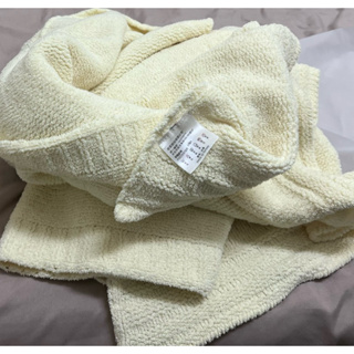 二手🌈奇哥洞洞毯針織蓋100*140黃色毯奇哥超柔舒毯 蓋毯/被子 嬰兒棉被 兒童被毯毛