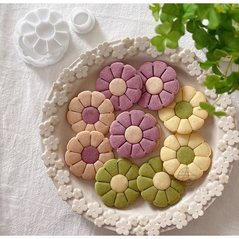 【芳焙】花朵造型餅乾模 向日葵 雛菊 造型模具 3D列印模 烘焙壓模 餅乾模具 造型餅乾模 壓模餅乾