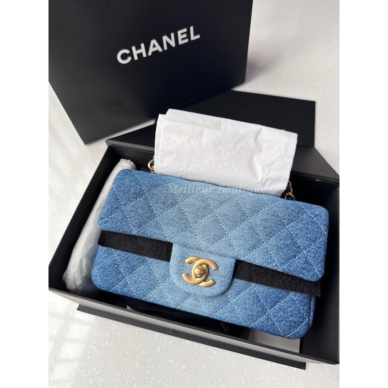 櫃上買好✨Chanel cf20 牛仔 !! 絕對保值💖