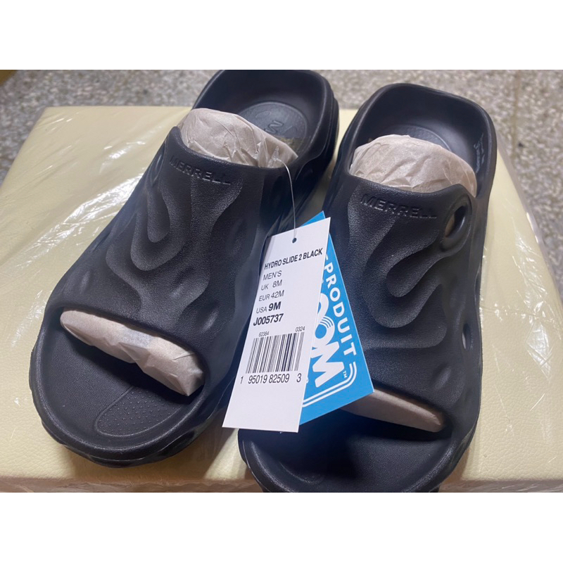 Merrell Hydro Slide 2 男 運動涼鞋 拖鞋 耐磨 輕量 戲水 黑 [ML005737]