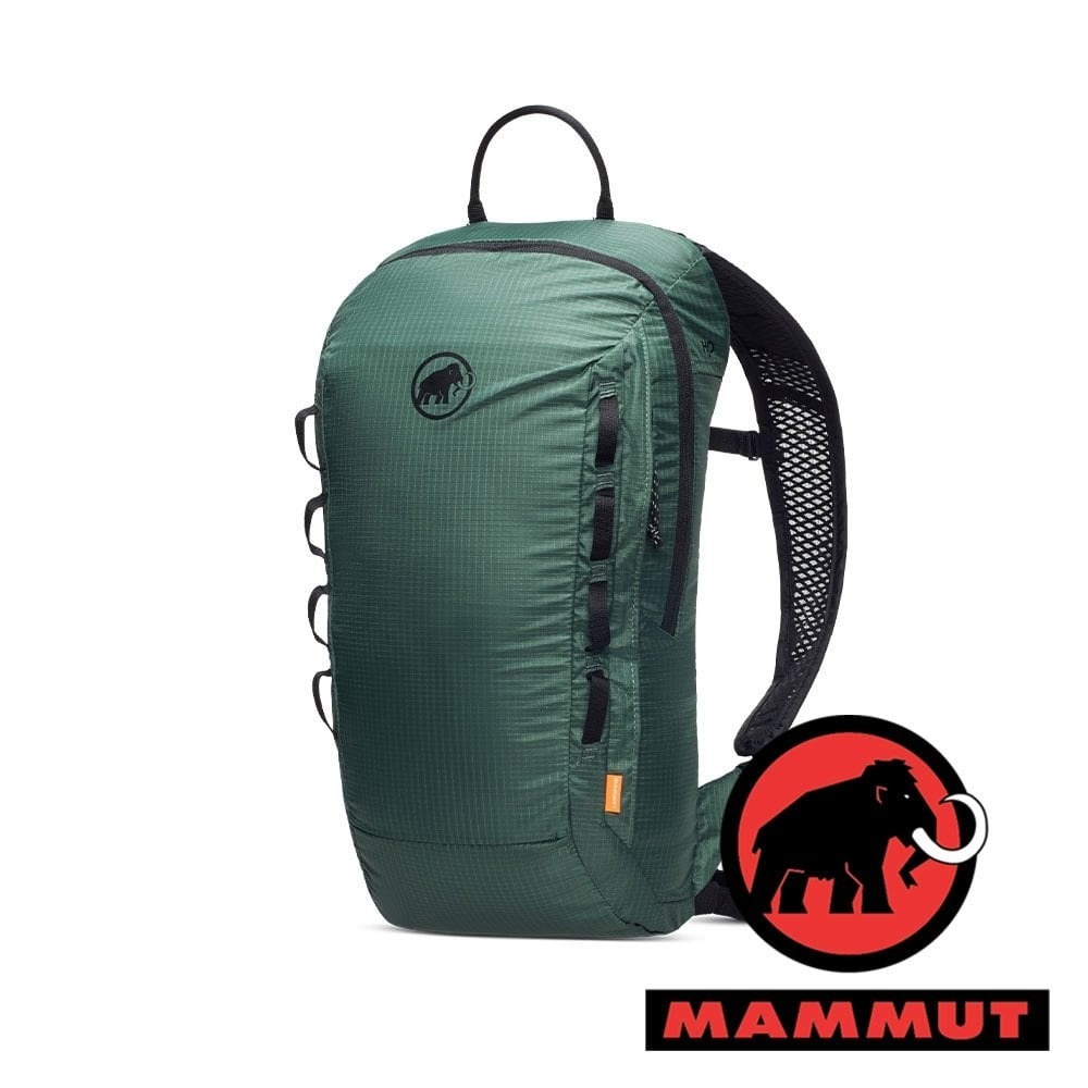 【MAMMUT 長毛象】Neon Light輕量登山攻頂背包12L『深玉綠』2510-02491