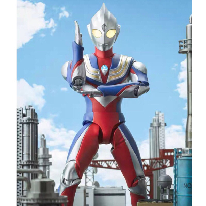 阿頑宅一起 Ultraman 中動玩具 迪迦奧特曼 超人力霸王迪卡 光之巨人 7吋 生日禮物 交換禮物 鹹蛋超人 正版