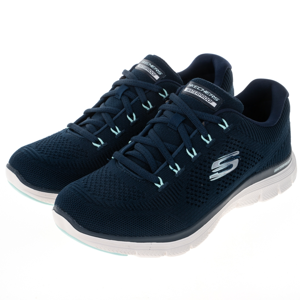 【SKECHERS】FLEX APPEAL 4.0 慢跑鞋 女 藍 運動鞋 健走 防水 149309NVY