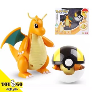 精靈寶可夢 Pokemon 變形系列 快龍 寶貝球 酷變 莊臣 正體中文代理版 玩具e哥 52180