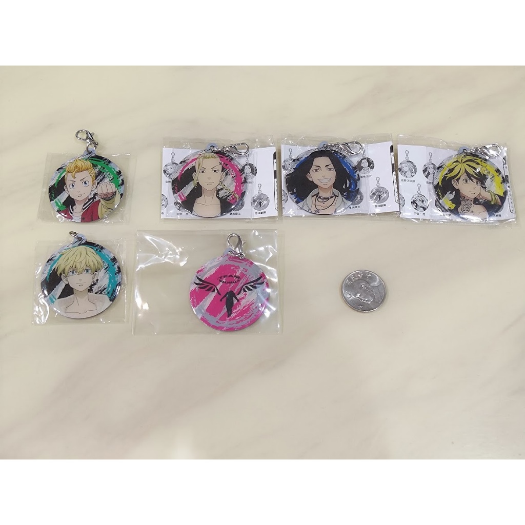 [睡睡蛙小池] 東京復仇者 芭流霸羅 掛飾 吊飾 金屬 松野千冬 羽宮一虎 龍宮寺堅 場地圭介