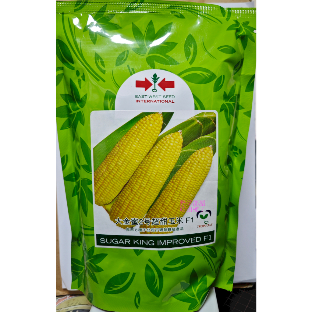 【萌田種子~蔬菜種子】N03 大金蜜2號超甜玉米種子一磅 , 泰國公司第一名品種 , 甜度高 ,每包770元~