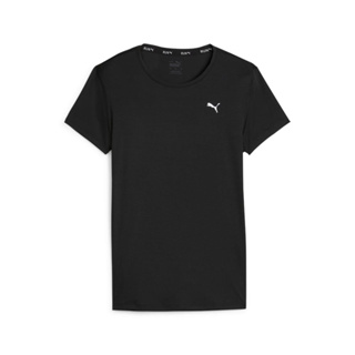 PUMA 短袖上衣 慢跑系列Run Fav短袖T恤(F) 女 52506101 現貨 黑色