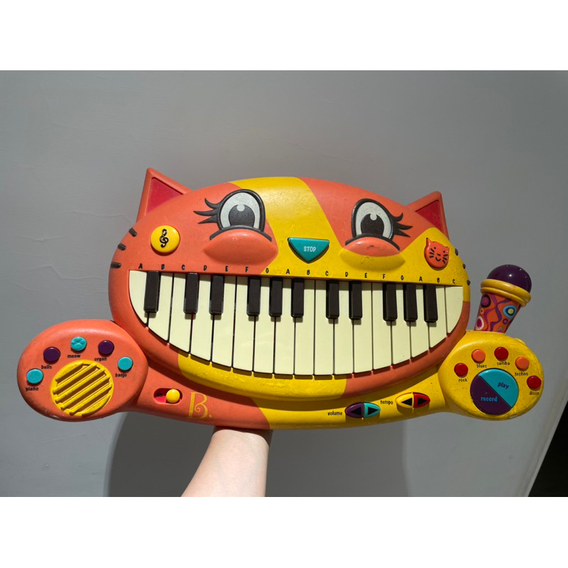 （二手）b.toys 大嘴貓鋼琴