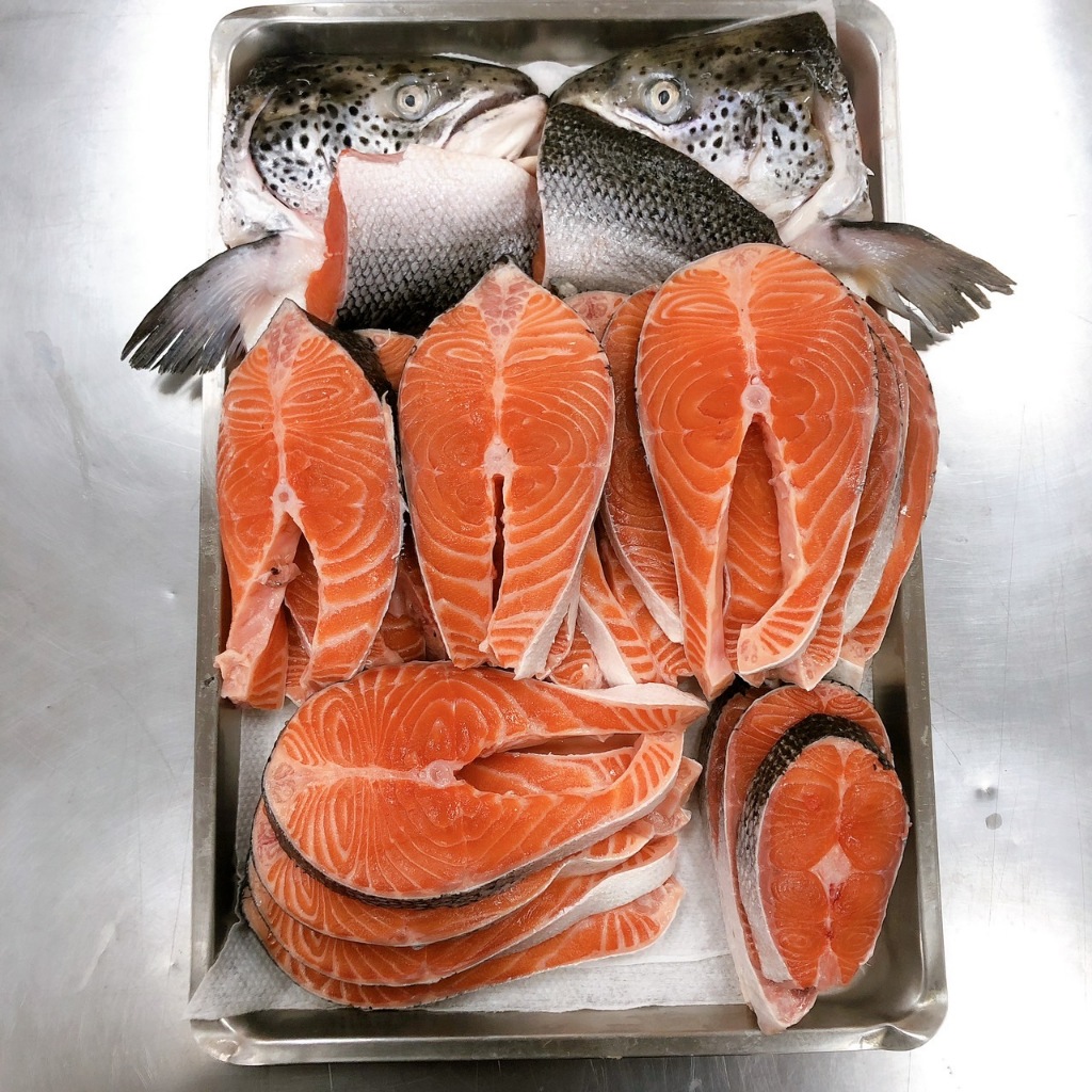 ★百川水產★ 每日新鮮挪威鮭魚整尾輪切代真空