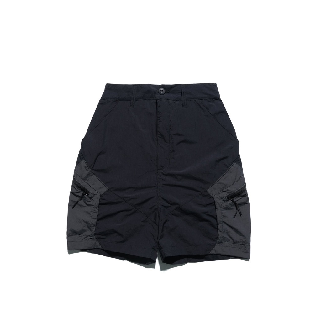 【P.COAST LAB 】OCTO GAMBOL ROAM Curved Shorts (Black)