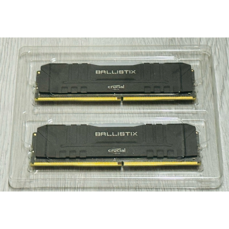Micron 美光Crucial Ballistix RGB DDR4 3600 16G 黑(8G x2 )