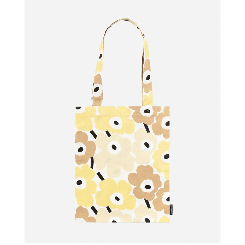 【5月底抵台】Marimekko日本限定🇯🇵奶茶黃色中型購物提袋