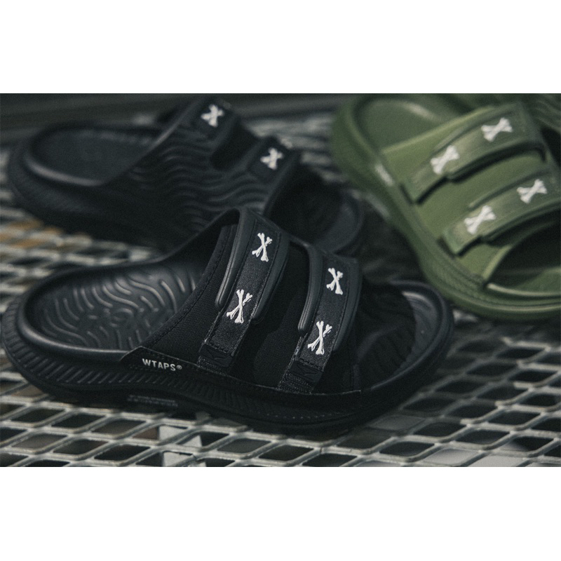 [全新預購］Hoka x Wtaps Ora Luxe 拖鞋 黑色 / 綠色