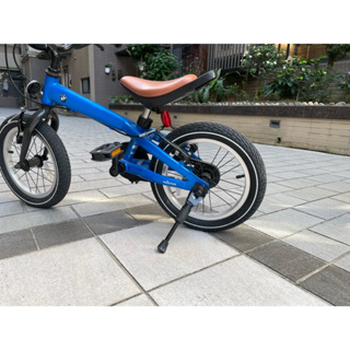 二手 BMW 14吋兒童腳踏車藍色