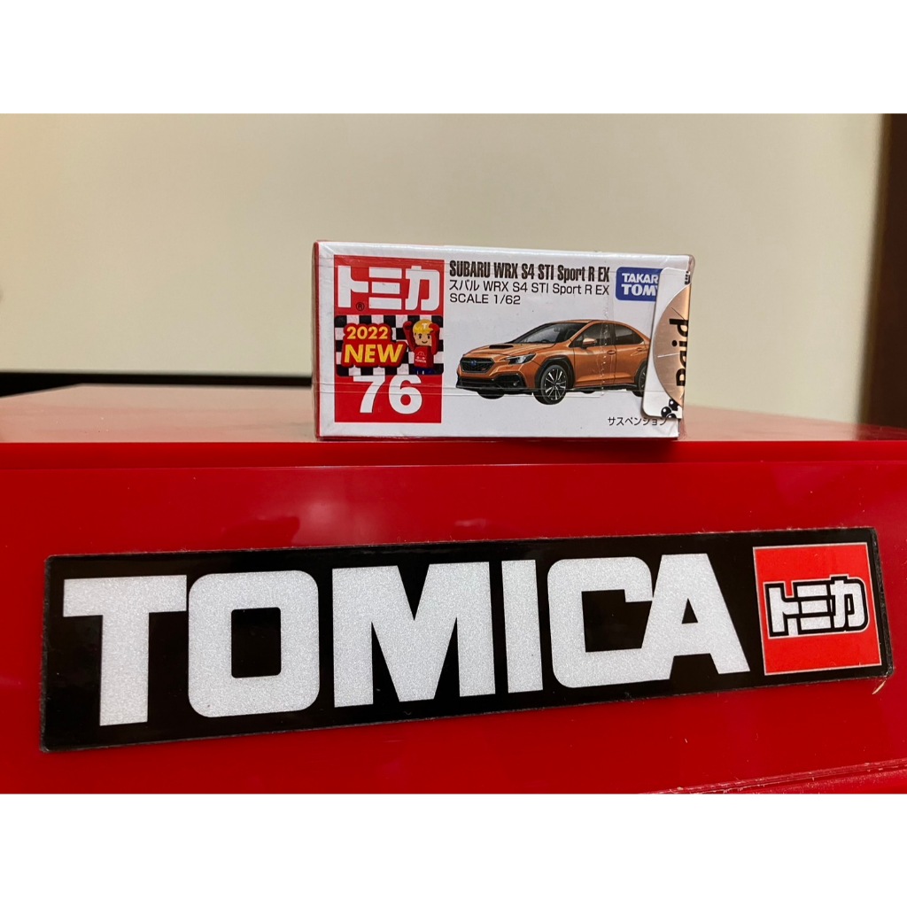 【CH自售】TOMICA No.76 速霸陸 SUBARU WRX S4 多美小汽車 模型車 麗嬰 絕版 玩具車 跑車