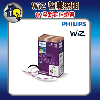 Philips 飛利浦 Wi-Fi WiZ 智慧照明 1M全彩延伸燈帶(PW02N)