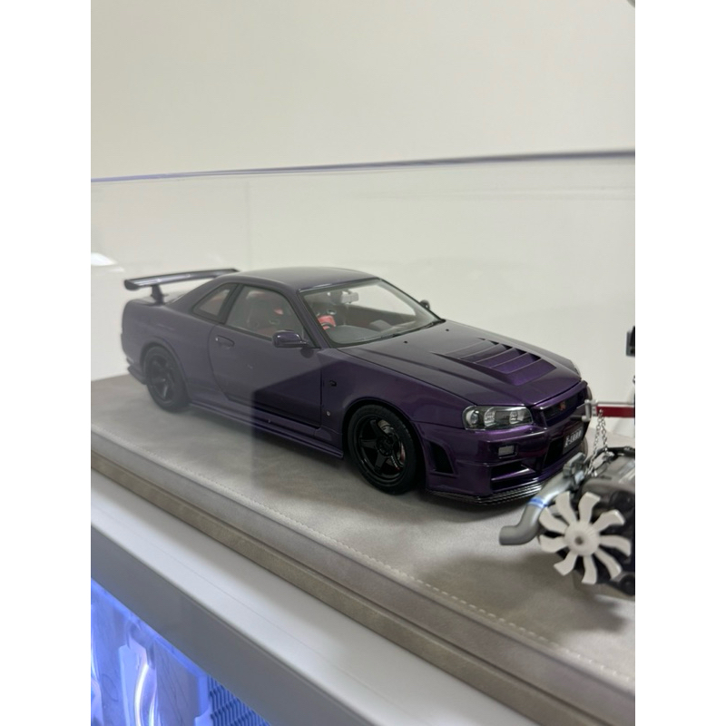 售 Motorhelix GTR R34 午夜紫 1/18