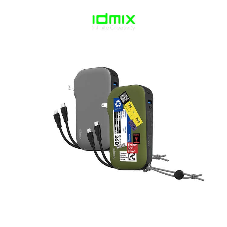 IDMIX MR CHARGER 10000 CH07 Pro 35W 雙線多功能五合一行動電源