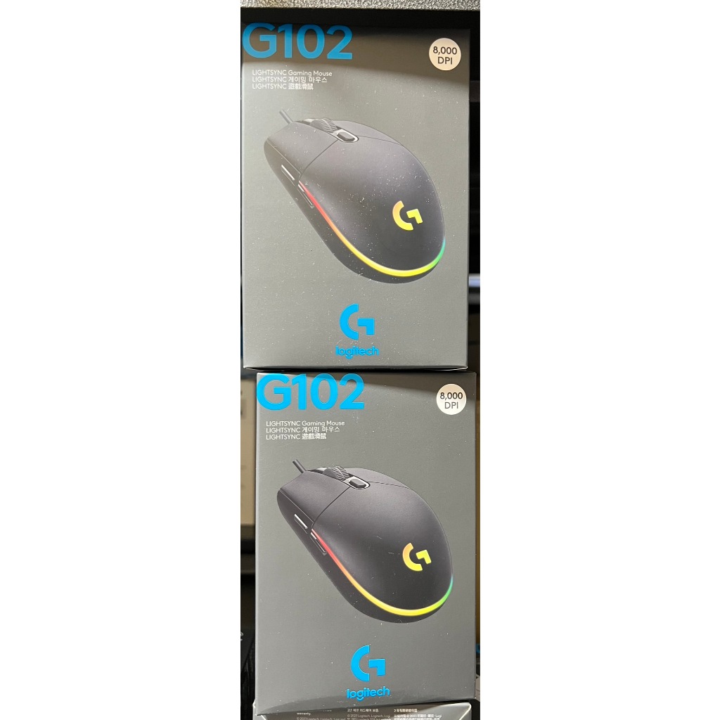 ❤️台灣公司貨 羅技 Logitech G102 PRODIGY 有線遊戲滑鼠 電競滑鼠 有線滑鼠 一代 二代