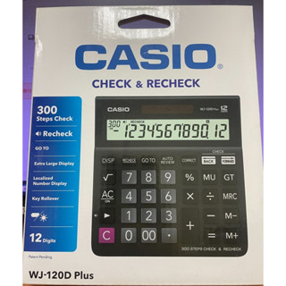 現貨 CASIO 卡西歐 WJ-120D Plus 12位元商用計算機 機身螢幕上仰30度 方便觀看