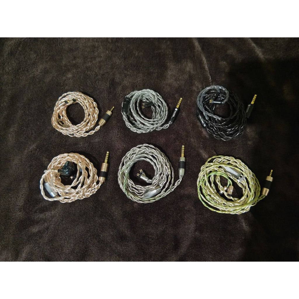 Erua audio Vider Alter Ⅱ 2pin 4.4mm Dây 4.4 ra 2 đầu AV cắm cho