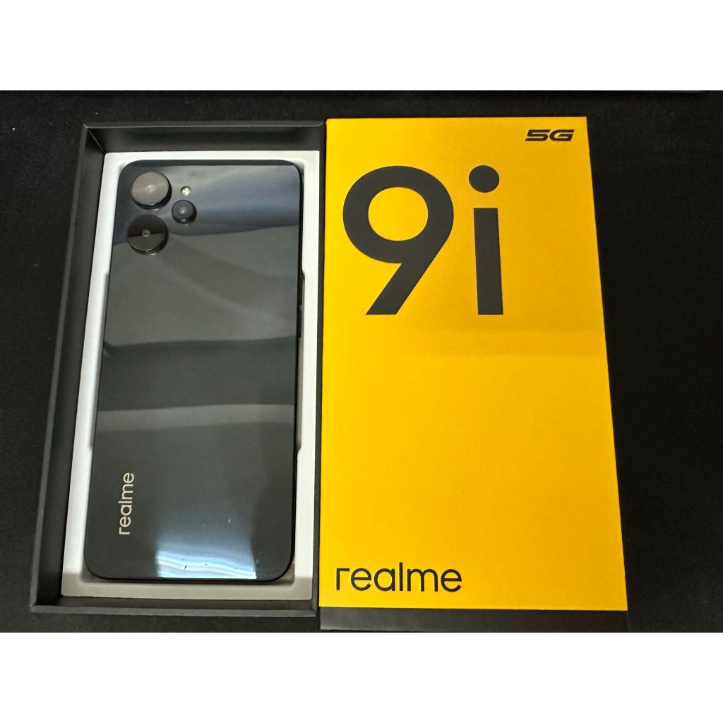 超值二手機 Realme 9i 5G 6/128  黑 學生軍人外送遊戲備用長輩機