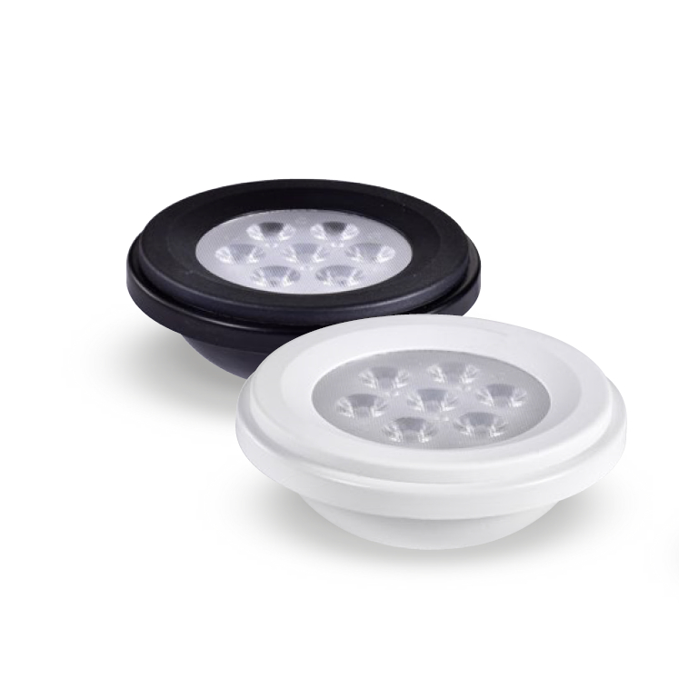 LED 免驅動 免用 安定器 AR111 光源 7燈 7W 12燈 12W 黑殼 白殼 自然光 4000K 白光 黃光
