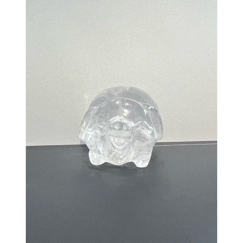天然白水晶 晶雕小豬擺件 水晶發財豬 水晶雕刻 白水晶 開運擺件 居家擺件 開運 招財 避邪 淨化 水晶 天然水晶