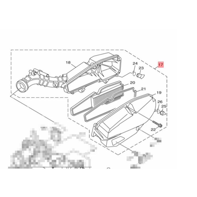 【美機油】YAMAHA 原廠 1DK 空濾 總成 空總 AIR CLEANER ASSY SMAX FORCE 1.0