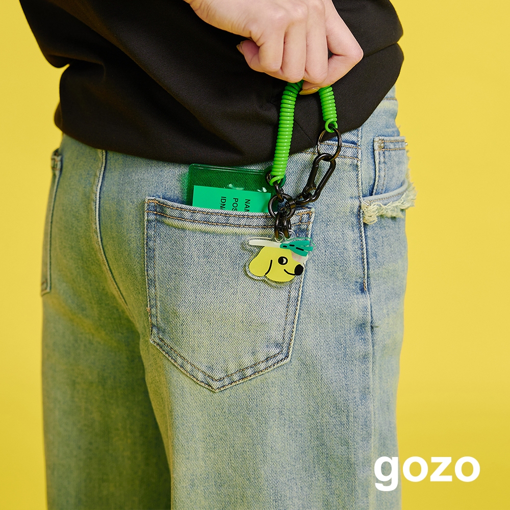 【gozo】gozoX小高潮 宜蘭蔥味溫泉票卡夾(綠色_F) |   卡夾 悠遊卡 聯名 吊飾
