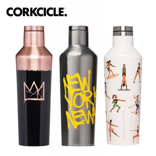 美國CORKCICLE 設計師聯名系列三層真空易口瓶/保溫瓶/隨行瓶470ml(紐約客/運動女孩/皇冠)