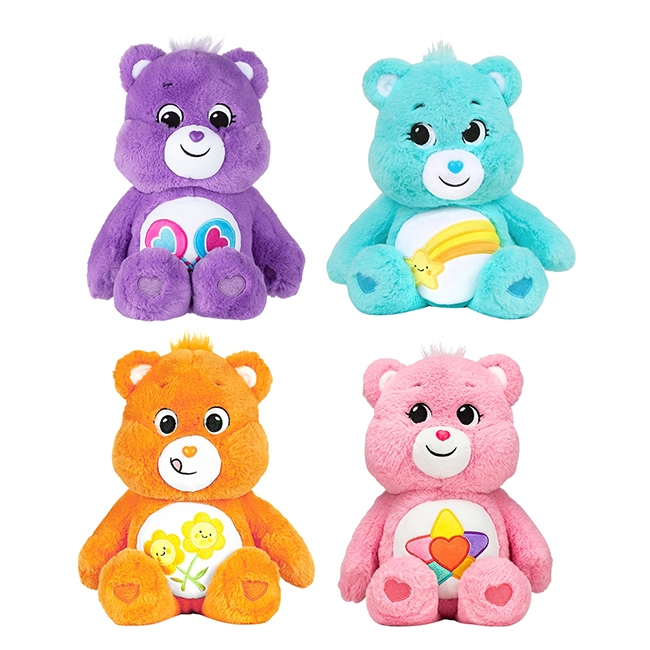 【現貨】Care Bears 絨毛玩偶 14吋 娃娃 玩偶 愛心熊 彩虹熊 正版授權