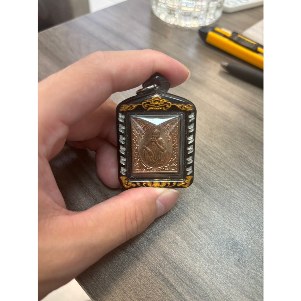 🙏宜蘭四面佛 龍婆坤 2537 彩票直升機自身 紅銅材質