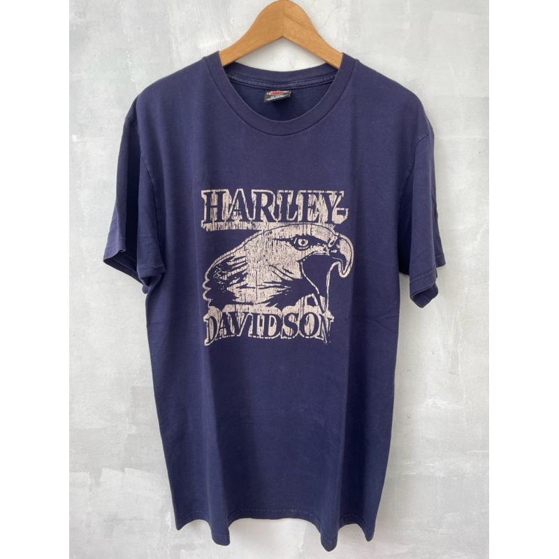 《 Harrison _ Vintage 》 Harley Davidson Boston 哈雷 古著 短T
