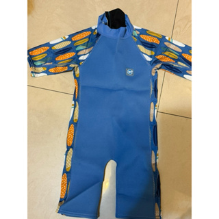 《Splash About 潑寶》UV Sun & Sea Suit 兒童抗UV防曬防寒連身泳裝 - 衝浪小子