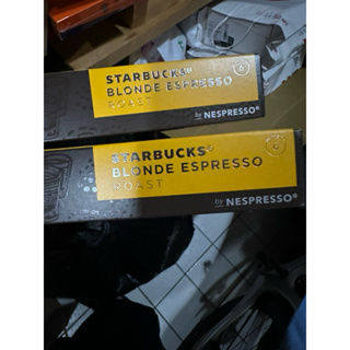 黃金烘焙星巴克膠囊咖啡10顆1盒適用Nespresso膠囊咖啡機2盒300（10月到期）