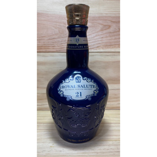 魔法小屋🏡空瓶 空酒瓶 整組 皇家禮砲 皇家禮炮 (藍盒）21年調和威士忌1L ROYAL