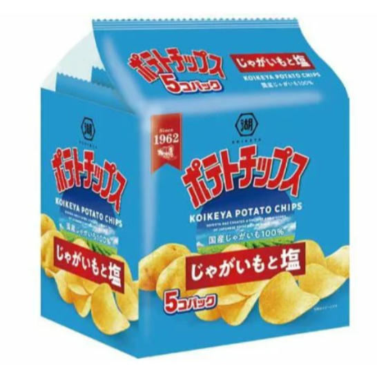★日本代購JP★ 湖池屋 KOIKEYA  洋芋片 海苔鹽味 鹽味 5袋入 日本馬鈴薯