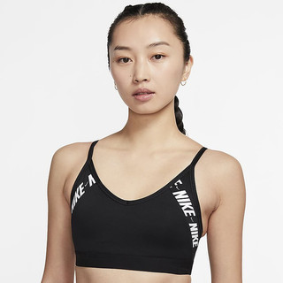 S.G NIKE DRY INDY BRA CJ0560-010 運動內衣 健身 輕度支撐 訓練 透氣 排汗 黑白 女款