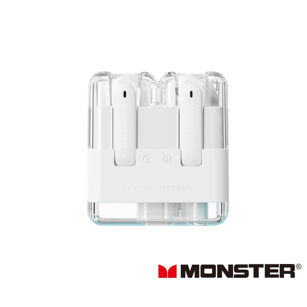 【MONSTER】琉光粉彩藍牙耳機 TWS 藍牙5.3 立體聲 低延遲 MON-XKT12