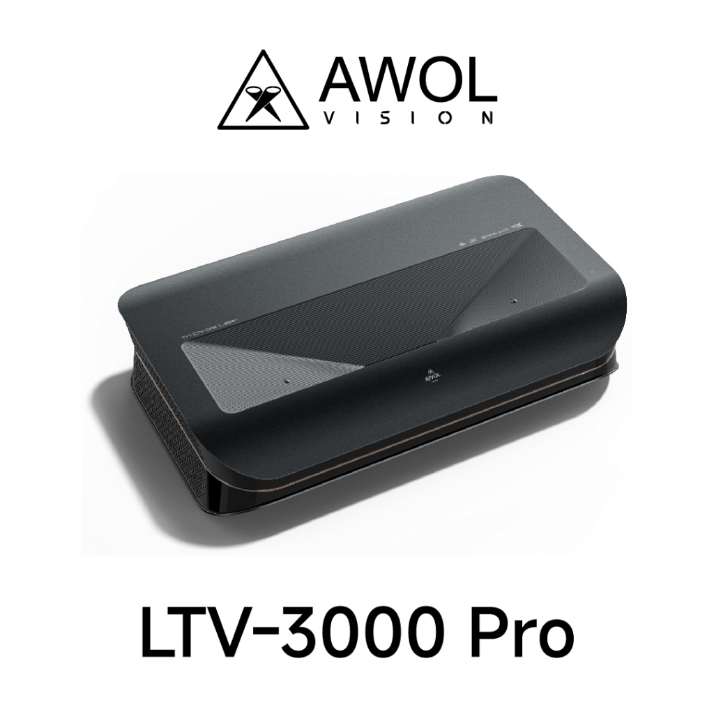 AWOL LTV-3000 Pro 頂級高階旗艦4K短焦純三色雷射投影機 贈小米電視棒